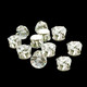 Sew On Clear Crystal Ringed Czech Preciosa Diamante - (Pack of 50)